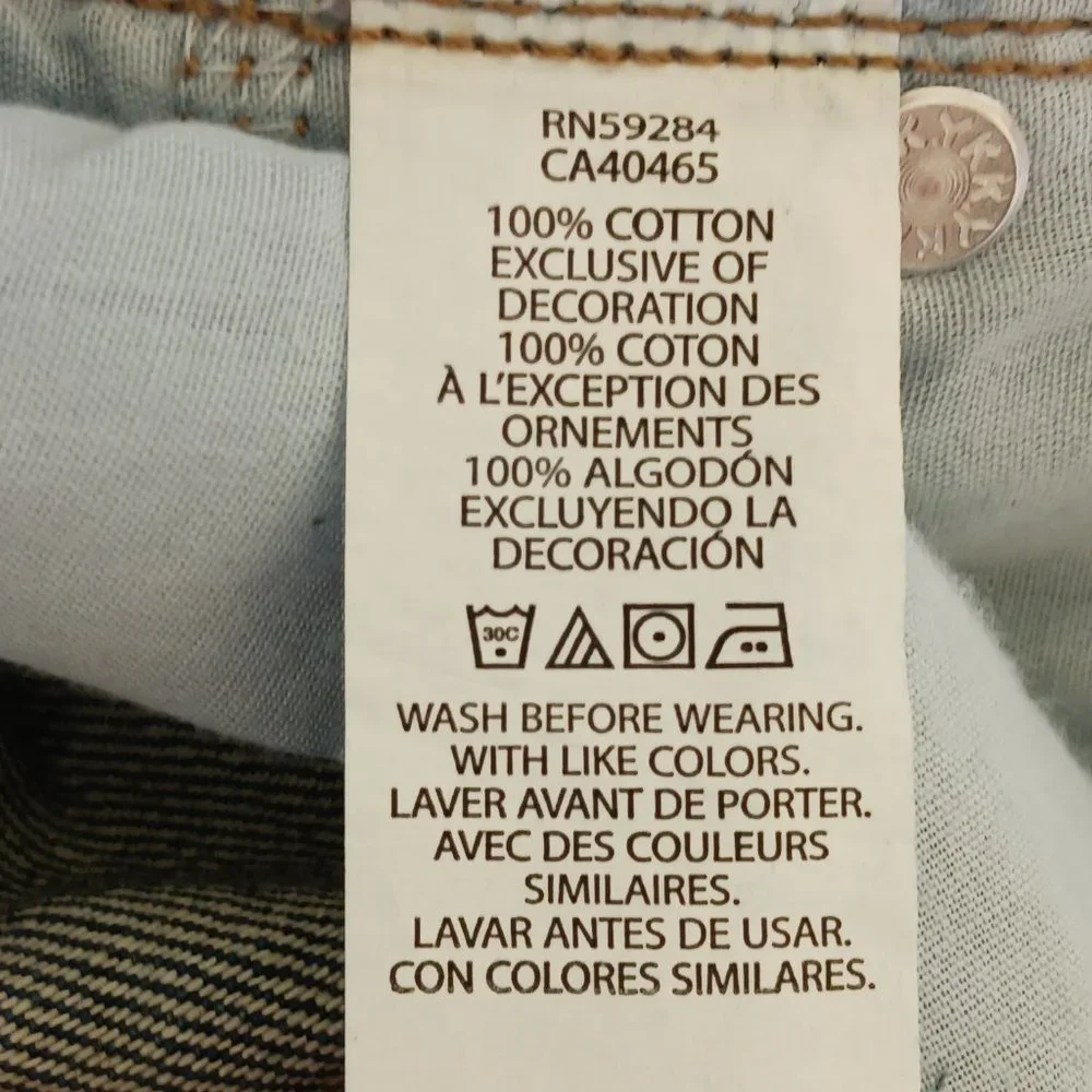 Children's Place Boy's Medium Wash 100% Cotton Bootcut Jeans Size 12